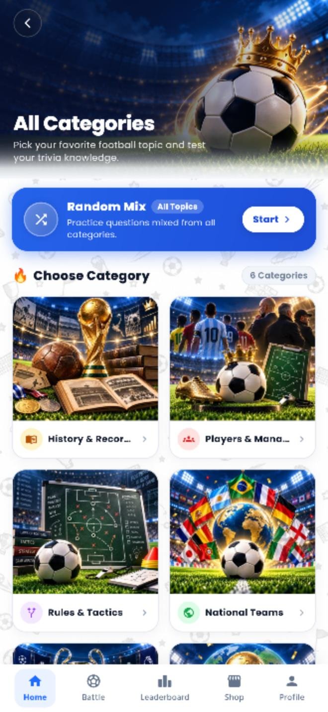 Category Selection